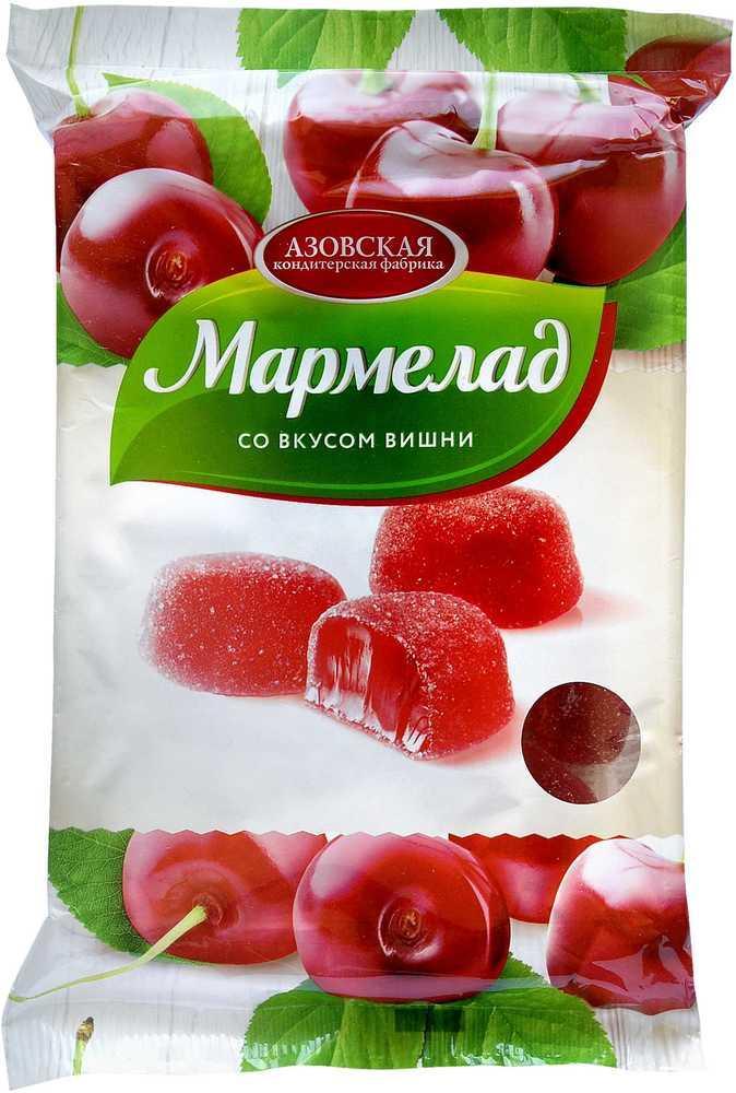 Мармелад Азовская кондитерская фабрика желейный вишня 300 гр.