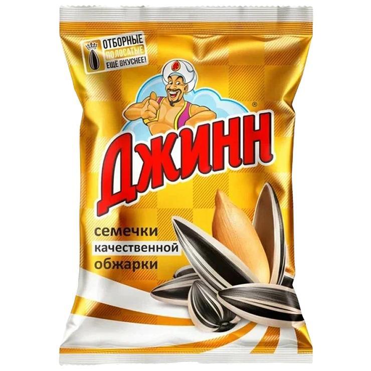 Семечки Джин солнечный великан с солью 100 гр., флоу-пак