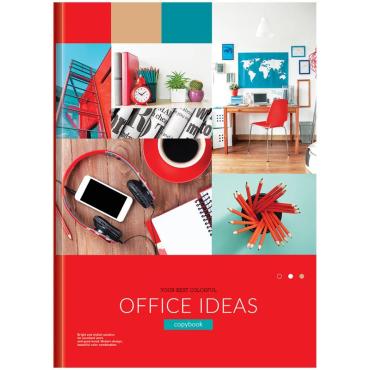 Бизнес-блокнот А4 128л. OfficeSpace Офис. Office ideas, матовая ламинация