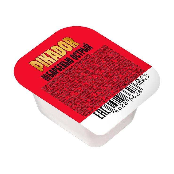 Соус PIKADOR PRO барбекью острый 25 мл., дип-пот