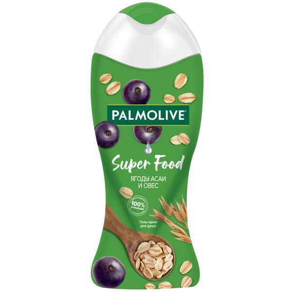 Гель для душа Palmolive Super Food ягоды асаи и овес 250 мл., ПЭТ