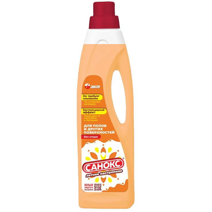 Средство для мытья полов и других поверхностей Санокс летнее настроение 950 мл., ПЭТ