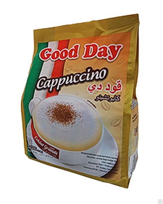 Кофе рaстворимый Good Day Cappuccino с шоколадной крошкой 500 гр., флоу-пак