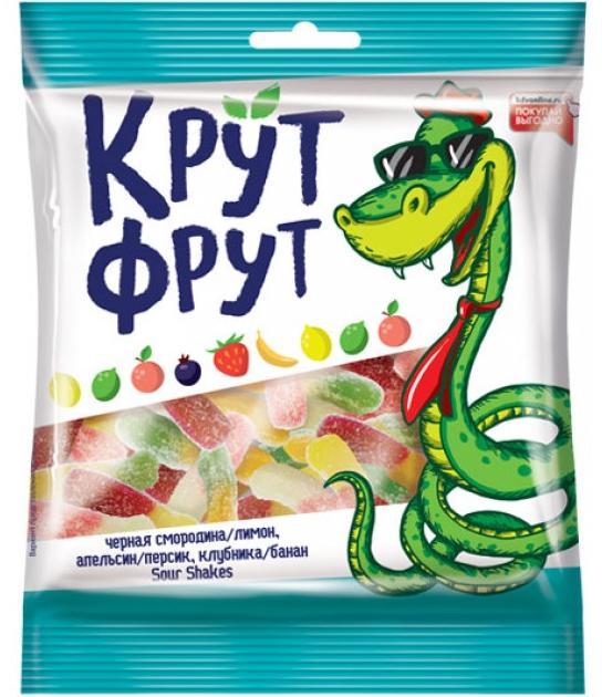 Мармелад КрутФрут Змейка жевательный, 70 гр., дой-пак