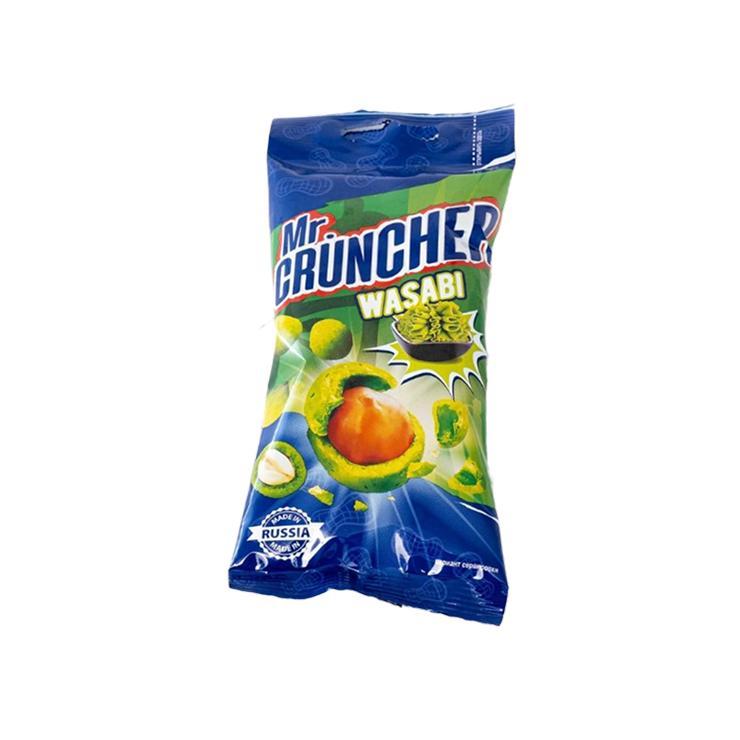 Арахис Mr.Cruncher в хрустящей корочке васаби 60 гр., флоу-пак