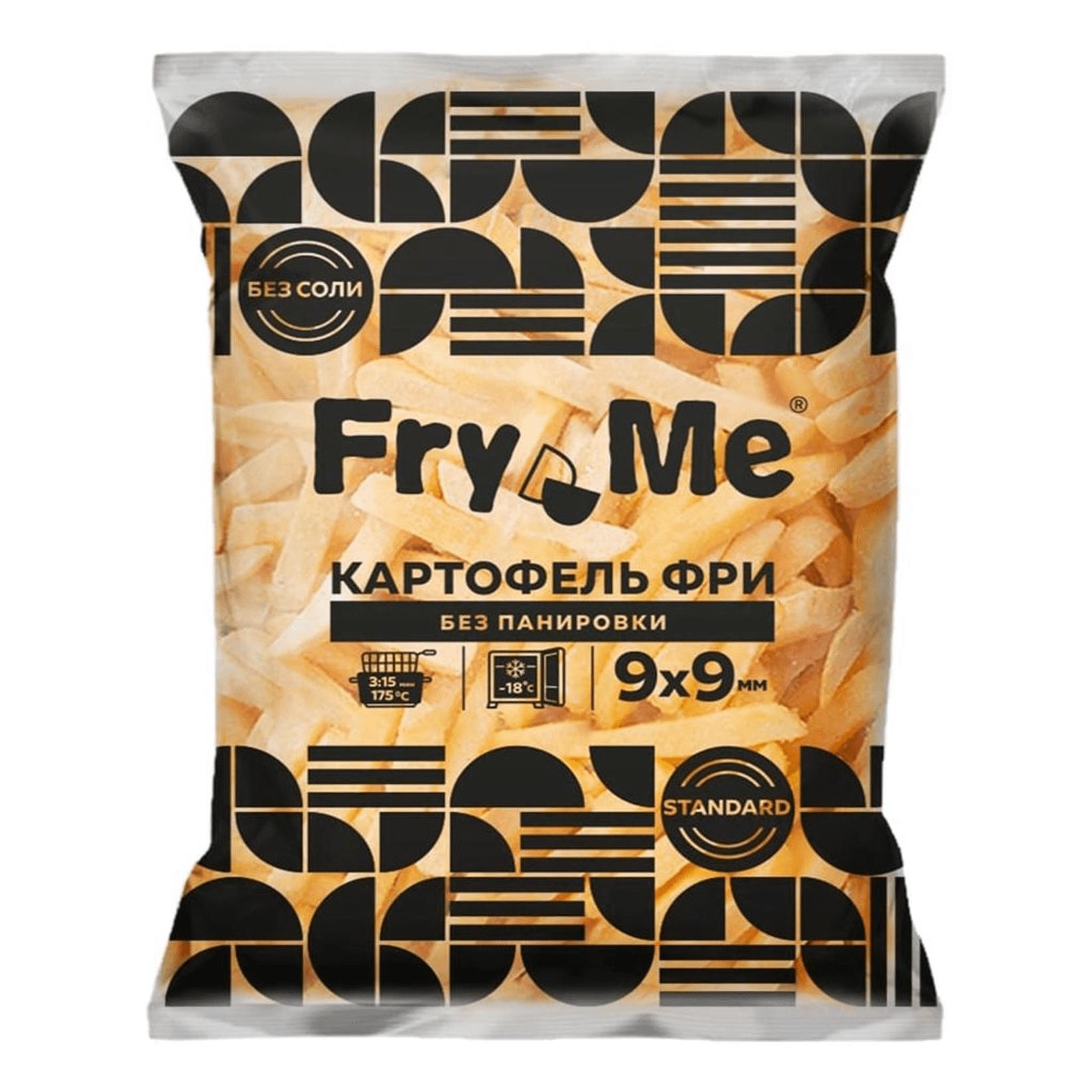 Картофель фри Fry Me 9*9 Стандарт 2,5 кг., флоу-пак