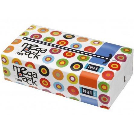 Платочки Bella универсальные двухслойные bella №1 150 шт., обертка