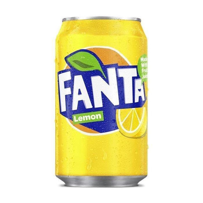 Напиток газированный Fanta лимон 330 мл., ж/б