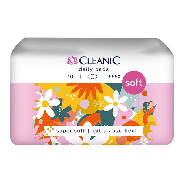 Прокладки гигиенические CLEANIC Soft 10 шт., флоу-пак