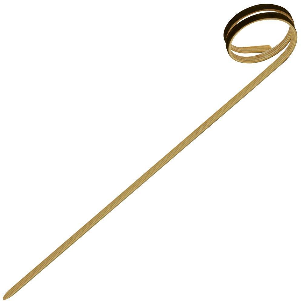 Шпажки для канапе Мультидом завиток графит черный 24 штуки., пакет