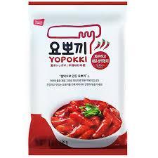 Рисовые клецки (топокки) с острым пряным соусом Hot Spicy Topokki, 120 гр., флоу-пак