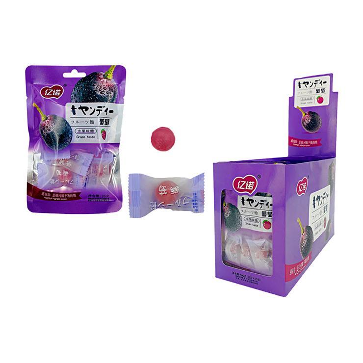 Карамель леденцовая Yinuo виноград 25 гр., саше