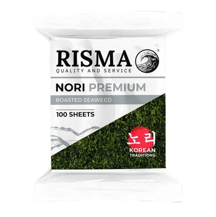 Водоросли RISMA Нори 100 листов 230 гр., флоу-пак