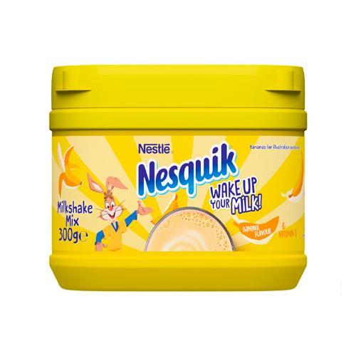 Коктейль молочный растворимый Nesquik Powder Banana 300 гр., ПЭТ