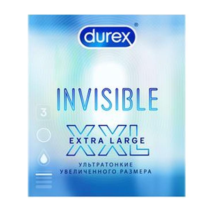 Презервативы Durex Invisible XXL 3 шт., картон