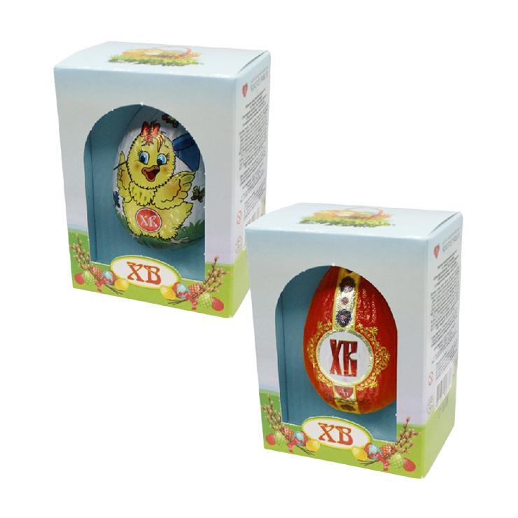 Яйцо шоколадное Золотое правило Пасхальное с сюрпризом 30 гр., картон