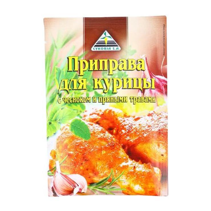 Приправа Cykoria S.A. для курицы с чесноком и пряными травами 35 гр., саше