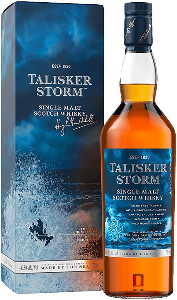 Виски Talisker Шторм шотландский односолодовый 45,8% Великобритания 700 мл., стекло