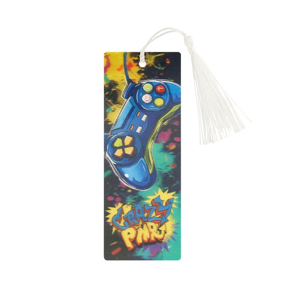 Закладка для книг ArtSpace Game 3D с линейкой 150х55 мм декоративный шнурок, пакет