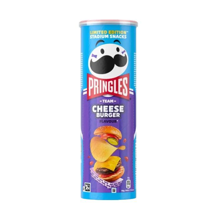 Чипсы Pringles чизбургер 165 гр., туба