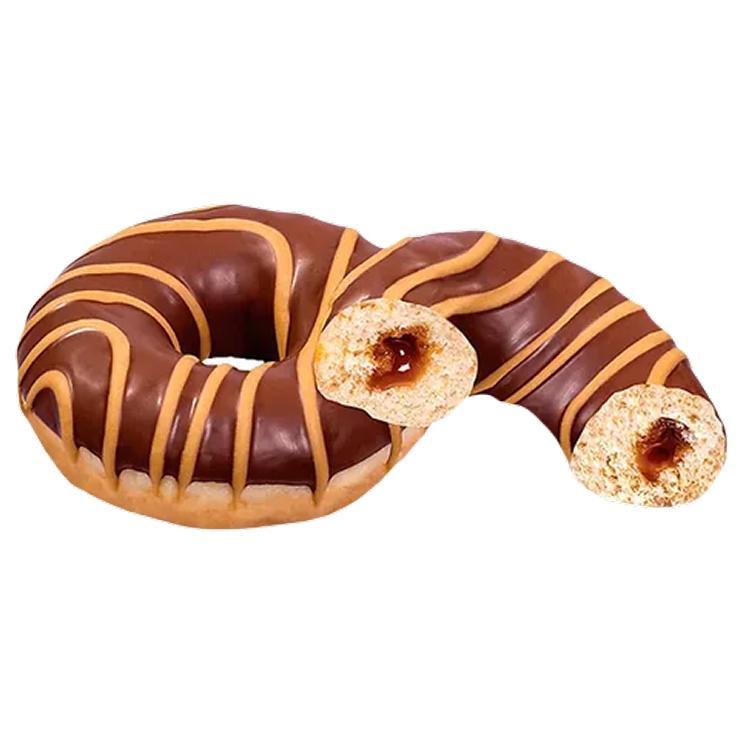 Бисквит Prendimi Twin Donut с карамельной начинкой покрытое какао-глазурью 45 гр., флоу-пак