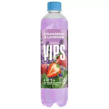 Газированный напиток VIP’s Strawberry-lavender 500 мл., ПЭТ