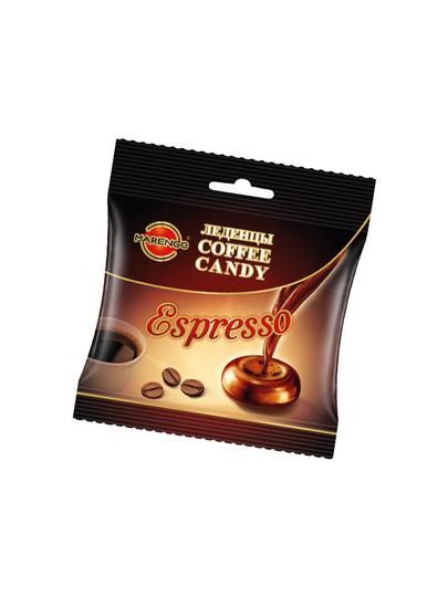 Карамель Marengo леденцовая экспрессо,  50 гр., флоу-пак