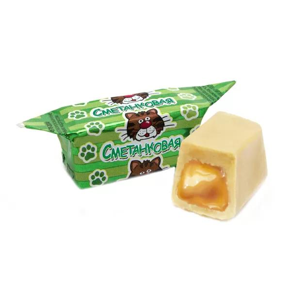 Конфеты Sweet Life Сметанковая неглазированные 1 кг., флоу-пак