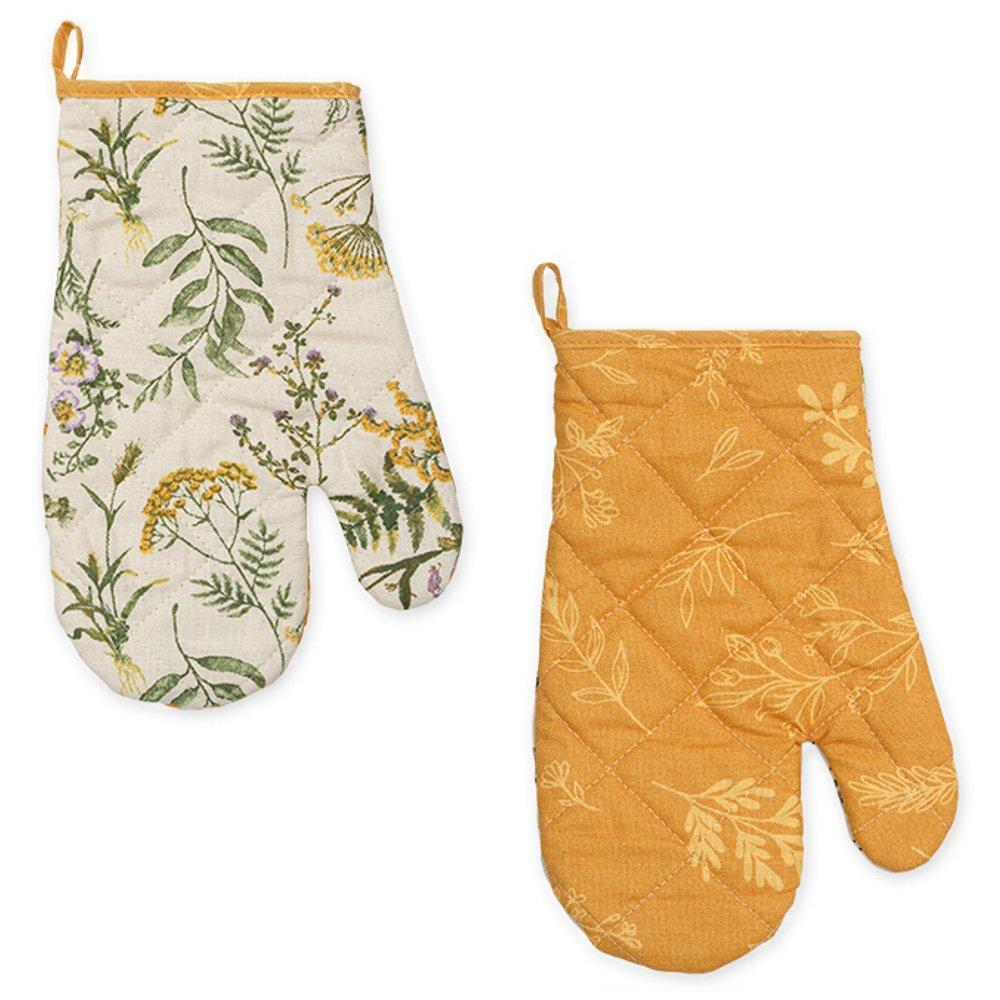 Прихватка-рукавица Мультидом луговые цветы 17х30 см., пакет