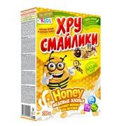 Хлопья кукурузные медовые Хрусмайлики Honey 200 гр., картон