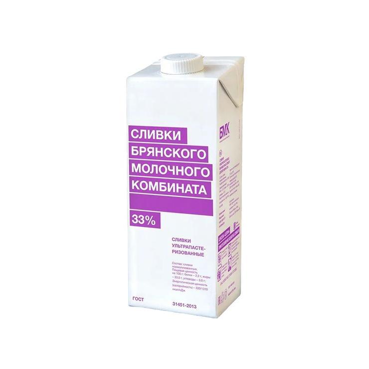 Сливки БМК 33% 1 л., тетра-пак