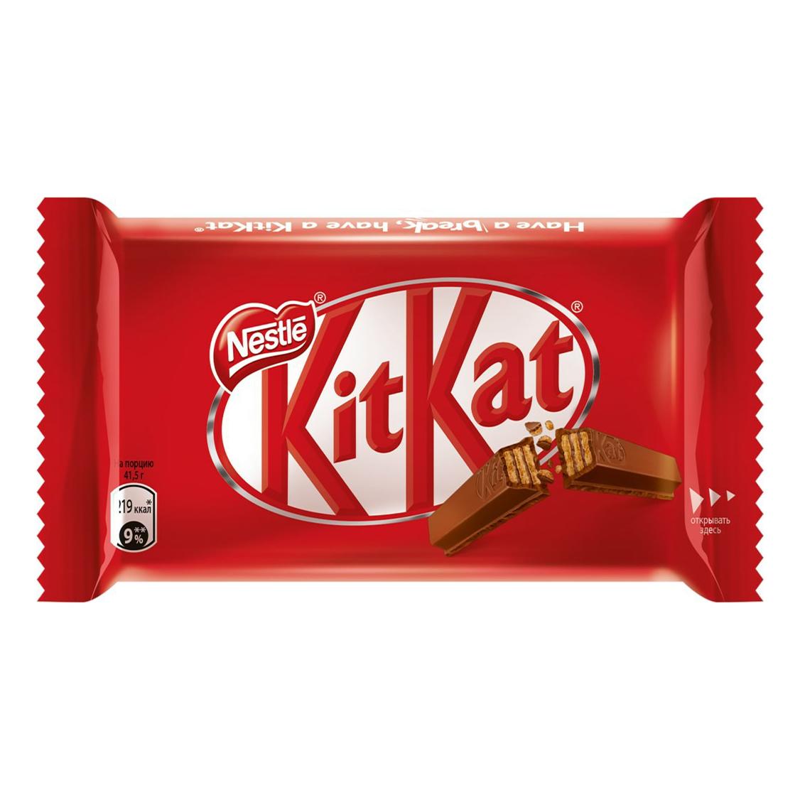 Батончик KitKat 4 fingers 41,5 гр., флоу-пак
