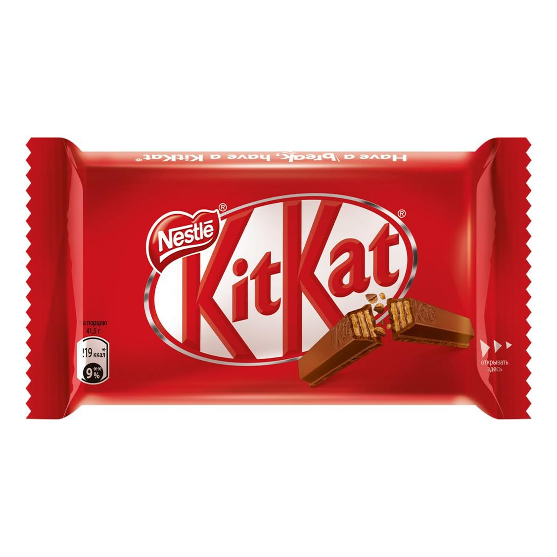 Батончик Kit-Kat 4 fingers 41,5 гр., флоу-пак