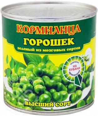 Горошек Кормилица зеленый , 400 гр, ж/б
