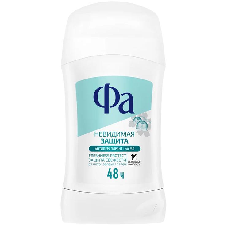 Дезодорант для тела део-антиперcпирант Фа невидимая защита 40 мл., пластик
