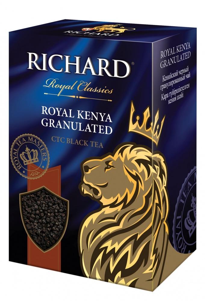 Чай Richard, Royal Kenya черный листовой, 180 гр., картон