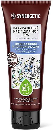 Крем для ног Synergetic SPA освежающий и тонизирующий 750 мл., туба