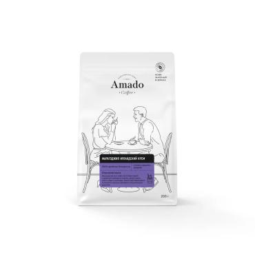 Кофе ароматизированный в зернах Amado  Марагоджип Ирландский крем, 200 г