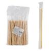 Палочки для суши Almin h195 мм 100 штук с зубочисткой бамбуковые в индивидуальной упаковке, пакет