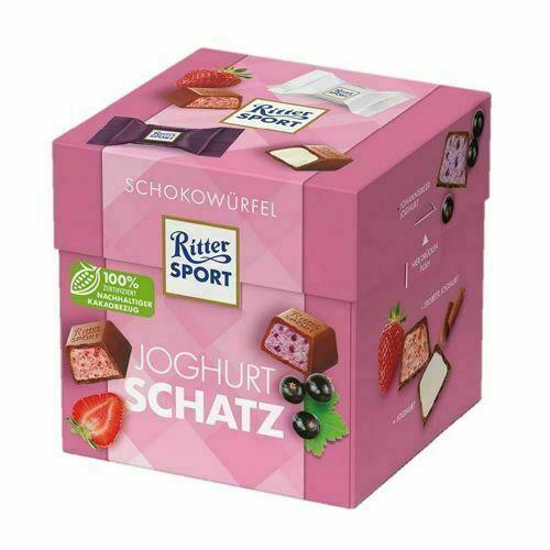 Конфеты Ritter Sport Joghurt Schatz 176 гр., картон