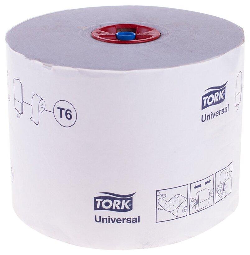 Бумага туалетная Tork T6 UNIVERSAL 1-слойная 135 метров в рулоне Н99хD132мм белая SCA