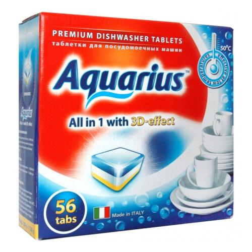 Таблетки для ПММ 56 шт., Aquarius All in1 mega, 300 гр., картон
