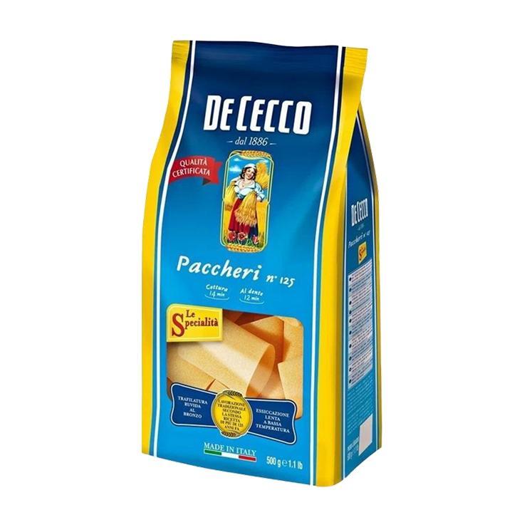 Макароны De Cecco paccheri №125 500 гр., флоу-пак