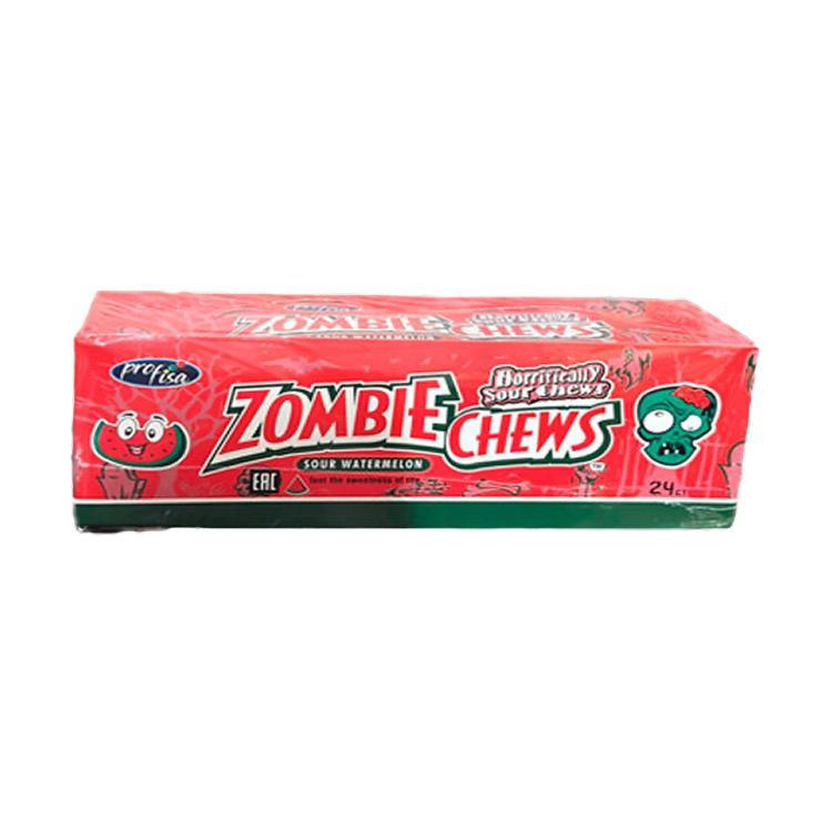 Жевательная конфета Profisa Zombie Sour Watermelon 20 гр., картон