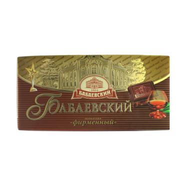 Шоколад фирменный Бабаевский, 100 гр., обертка фольга / бумага