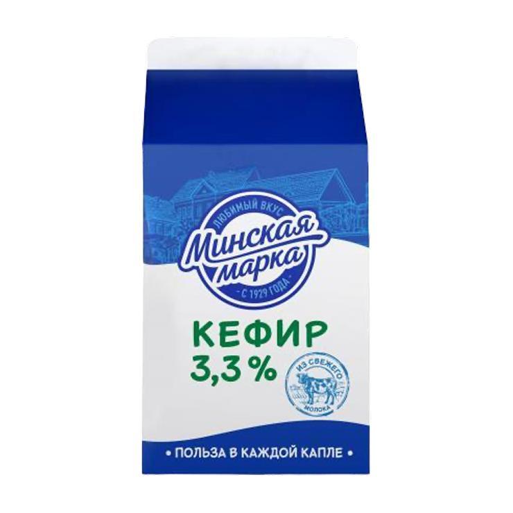 Кефир Минская марка 3,3% 500 мл., тетра-пак
