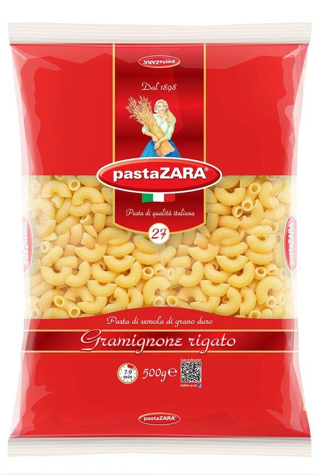 Макаронные изделия Pasta Zara №027 рожки мелкие, 500 гр., флоу-пак