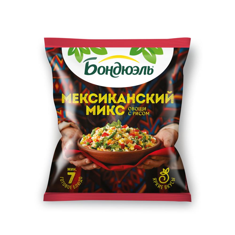 Смесь для жарки Бондюэль овощная мексиканский микс 400 гр., флоу-пак