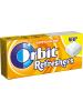 Жевательная резинка Orbit Refreshers освежающие кубики тропический вкус без сахара 16 гр., обертка