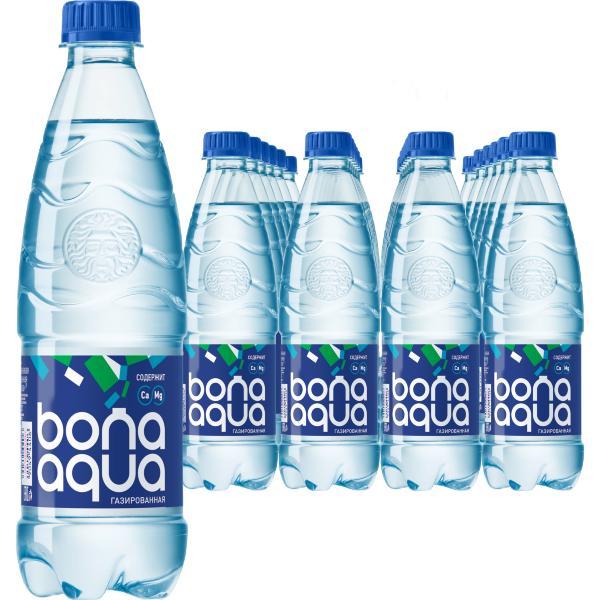 Вода газированная Bona Aqua 500 мл., ПЭТ